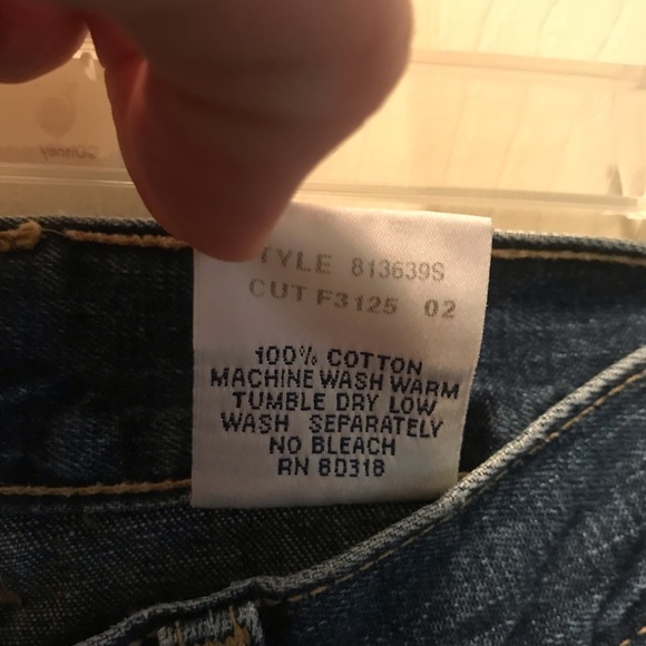 3/20$ Lucky brand dungarees women’s 10 / 30 vintage look jeans - Picture 4 of 7